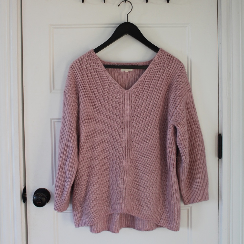 Lou & Grey Loft Sweater in Pastel Pink